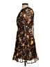 Old Navy 100% Polyester Print Brown Casual Dress Size XS - photo 5