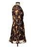 Old Navy 100% Polyester Print Brown Casual Dress Size XS - photo 4