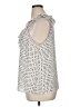 CAbi 100% Polyester Ivory Sleeveless Blouse Size XL - photo 5