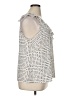 CAbi 100% Polyester Ivory Sleeveless Blouse Size XL - photo 4