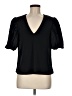 Zara Black Short Sleeve Blouse Size M - photo 1