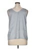 Ekouaer Silver Sleeveless Blouse Size XL - photo 2
