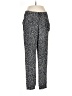 Derek Lam Animal Print Silver Casual Pants Size 6 - photo 1