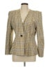David Benjamin Houndstooth Gold Blazer Size 16 - photo 1