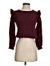 Gypsies & Moondust Burgundy Pullover Sweater Size S - photo 1