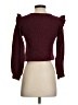 Gypsies & Moondust Burgundy Pullover Sweater Size S - photo 2