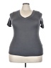 Unbranded 100% Polyester Gray Short Sleeve T-Shirt Size XXL - photo 1