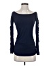 Venus 100% Cotton Blue Long Sleeve Top Size S - photo 1