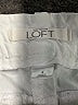Ann Taylor LOFT 100% Cotton Silver Cargo Pants Size 4 - photo 7