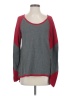 Indigenous Color Block Gray Pullover Sweater Size S - photo 1