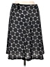Renee C. 100% Polyester Graphic Gray Formal Skirt Size L - photo 2