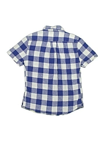Mini Boden Short Sleeve Button-Down Shirt (view 2)