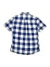 Mini Boden Checkered-gingham Blue Short Sleeve Button-Down Shirt Size 7 - photo 2