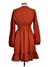 Unbranded 100% Polyester Orange Casual Dress Size L - photo 2