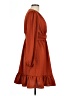 Unbranded 100% Polyester Orange Casual Dress Size L - photo 4