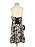 Bebe Print Black Cocktail Dress Size S - photo 2