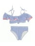 Tommy Bahama Blue Two Piece Swimsuit Size 4 - photo 1