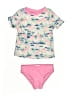 Floatimini Pink Two Piece Swimsuit Size 5 - photo 1