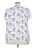 Nine West White Short Sleeve Blouse Size 3X - photo 2