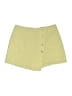 Flat White Solid Yellow Skort Size M - photo 1