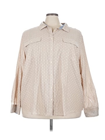 St. John's Bay Long Sleeve Blouse (view 1)