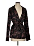 Paige 100% Polyester Paisley Black Blazer Size S - photo 1