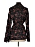 Paige 100% Polyester Paisley Black Blazer Size S - photo 2