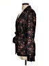 Paige 100% Polyester Paisley Black Blazer Size S - photo 5