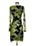 DKNY Floral Green Cocktail Dress Size 4 (petite) - photo 2