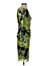 DKNY Floral Green Cocktail Dress Size 4 (petite) - photo 4