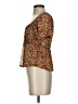 Lounge 100% Polyester Brown Short Sleeve Blouse Size S - photo 5