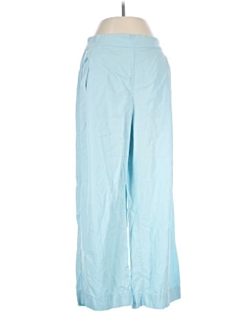 Madewell Pull-On Straight Crop Pants in Linen Blend (view 1)