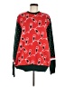 Assorted Brands Print Red Pullover Sweater One size - photo 1