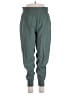 Marika Solid Green Casual Pants Size L - photo 1