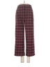 Wilfred Plaid Burgundy Casual Pants Size 4 - photo 1