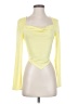 Open Edit Yellow 3/4 Sleeve T-Shirt Size XS - photo 1