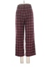 Wilfred Plaid Burgundy Casual Pants Size 4 - photo 2