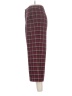 Wilfred Plaid Burgundy Casual Pants Size 4 - photo 5