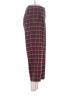 Wilfred Plaid Burgundy Casual Pants Size 4 - photo 4