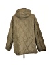 Zara 100% Polyester Solid Green Coat Size L - photo 2