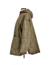 Zara 100% Polyester Solid Green Coat Size L - photo 5