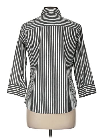 Foxcroft 3/4 Sleeve Button-Down Shirt (view 2)