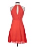 Express 100% Polyester Solid Orange Cocktail Dress Size 4 - photo 2