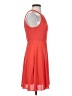 Express 100% Polyester Solid Orange Cocktail Dress Size 4 - photo 4