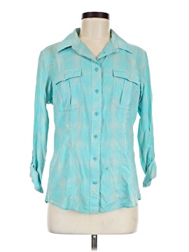 Duluth Trading Co. 3/4 Sleeve Button Down Shirt