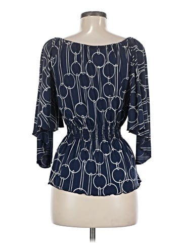 Trina Turk 3/4 Sleeve Silk Top (view 2)