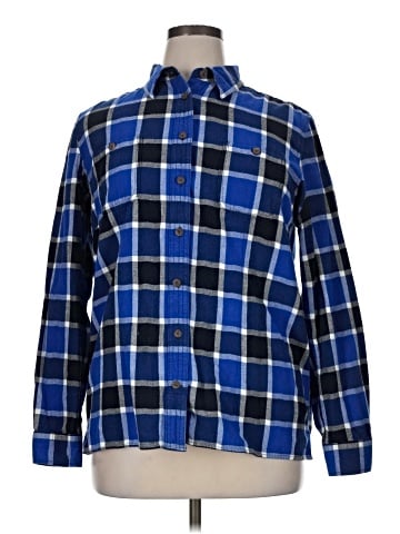 Duluth Trading Co. Long Sleeve Button-Down Shirt (view 1)