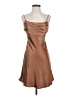 Assorted Brands 100% Polyester Metallic Brown Cocktail Dress Size S - photo 1