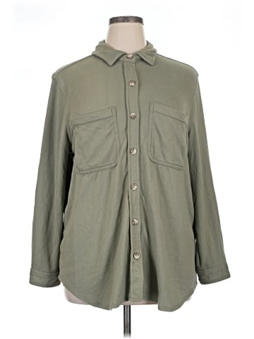 Angels Long Sleeve Button-Down Shirt (view 1)