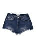Almost Famous Blue Denim Shorts Size 9 - photo 1
